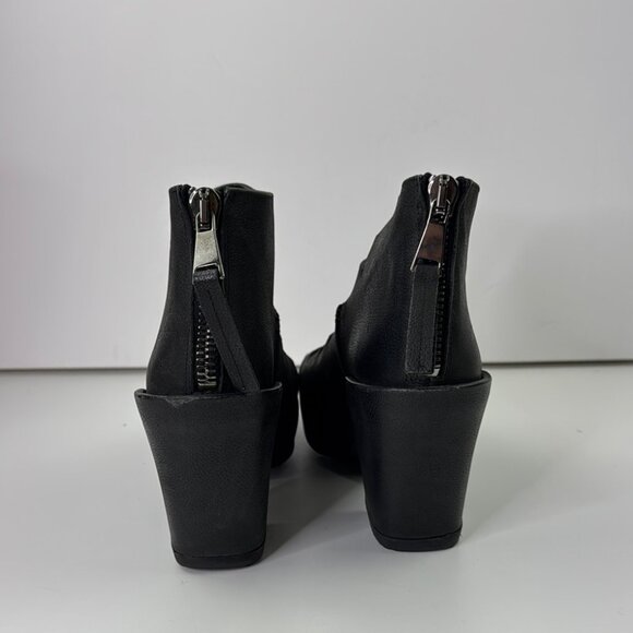 John Fluevog Axe Slitted Open Toe Platform - Picture 6 of 14